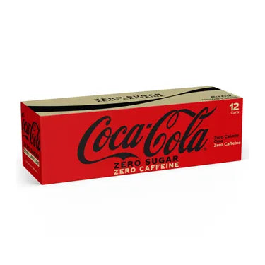Coca-Cola Zero Caffeine-Free 12 Oz Cans