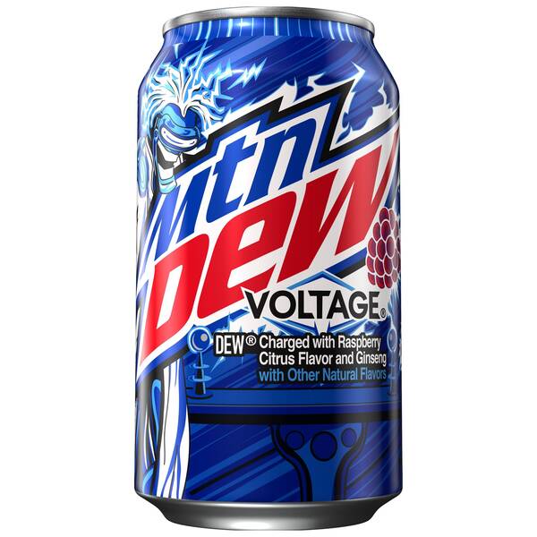 Mtn Dew Voltage Raspberry Citrus 12oz Cans