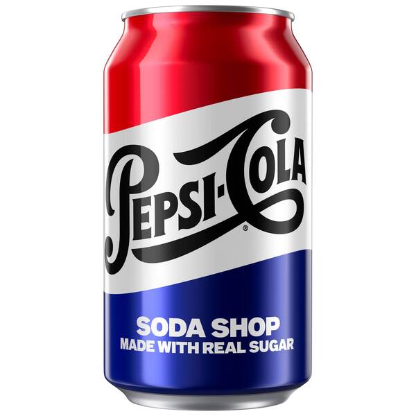 Pepsi Made With Real Sugar 12oz Cans