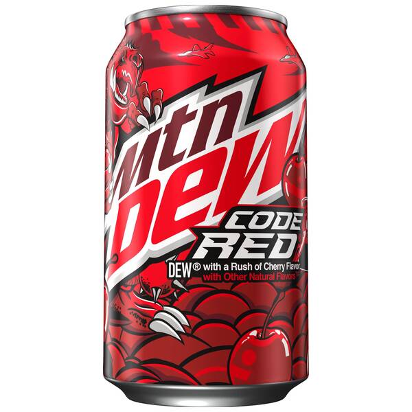 Mtn Dew Code Red 12oz Cans