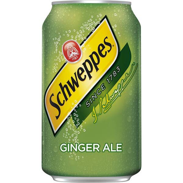 Schweppes Ginger Ale 12oz Cans