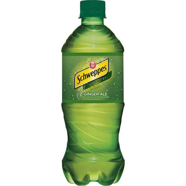 Schweppes Ginger Ale 20oz Bottles