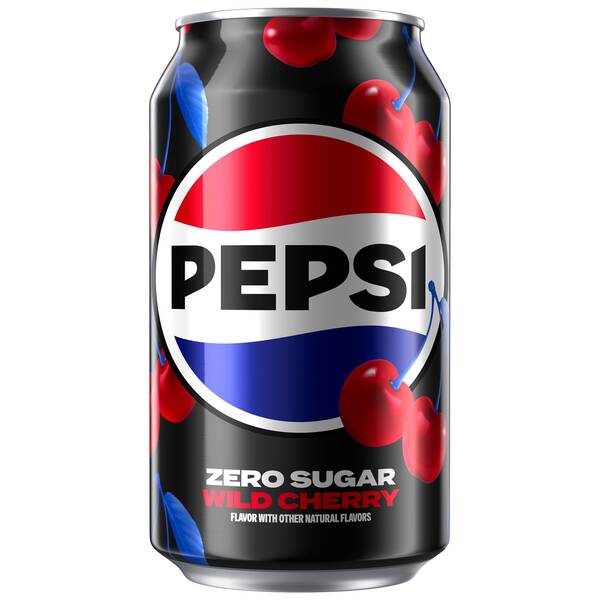 Pepsi Zero Sugar Wild Cherry 12oz Cans
