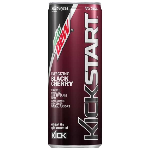 Mtn Dew Kickstart Black Cherry 12oz Cans