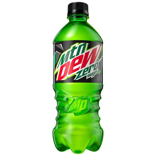 Mtn Dew Zero Sugar 20oz Bottles