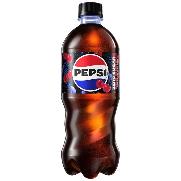 Pepsi Zero Sugar Wild Cherry 20oz Bottles