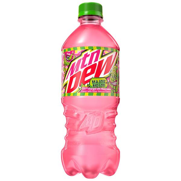 Mtn Dew Major Melon 20oz Bottles