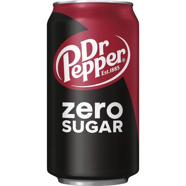 Dr Pepper Zero Sugar 12oz Cans