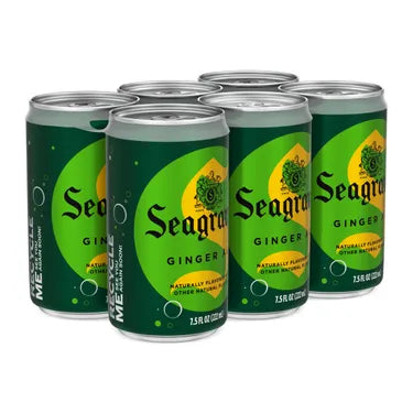 Seagrams Ginger Ale 7.5oz Cans