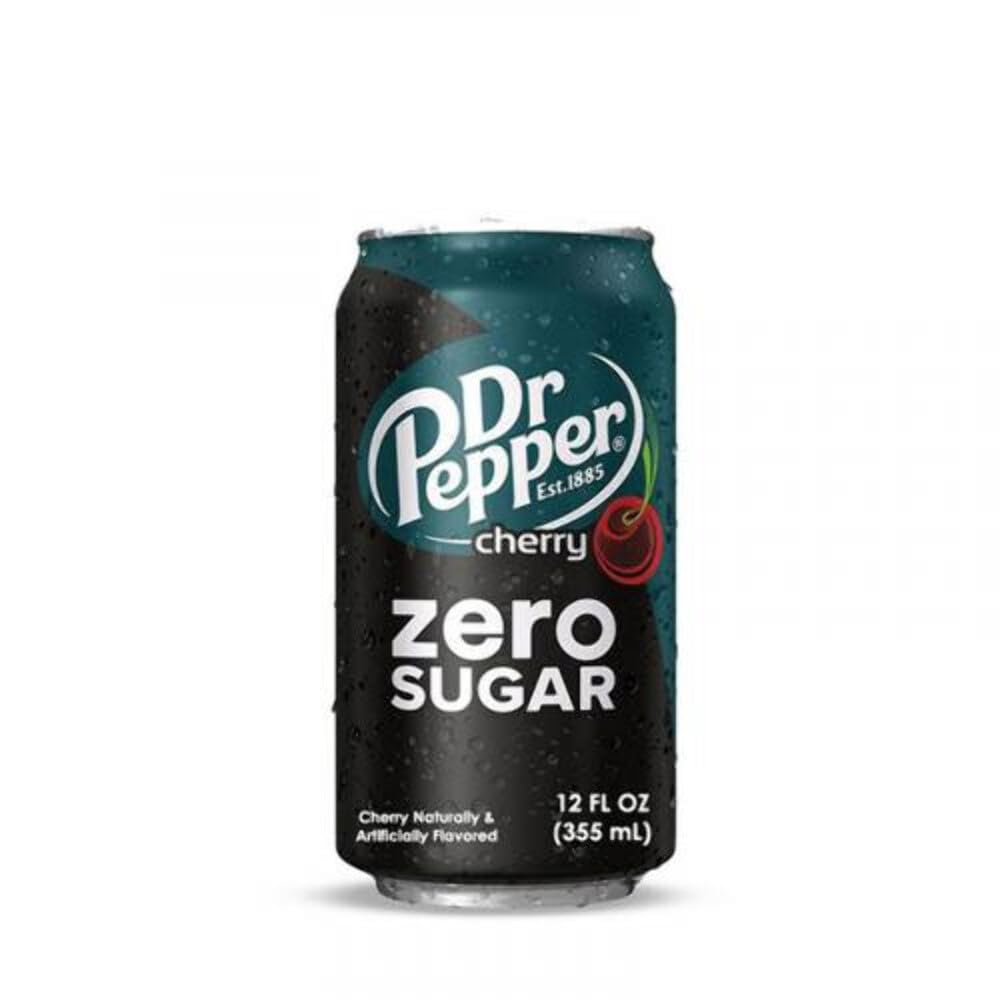 Dr. Pepper Cherry Zero Sugar Can 355ML - U.S Edition