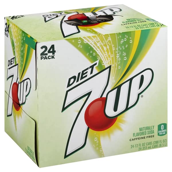 Diet 7-Up, 12 Fl Oz (Pack of 24)