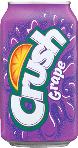 Crush Grape Soda, 12 Fl Oz Cans (Pack of 18, Total of 216 Fl Oz)