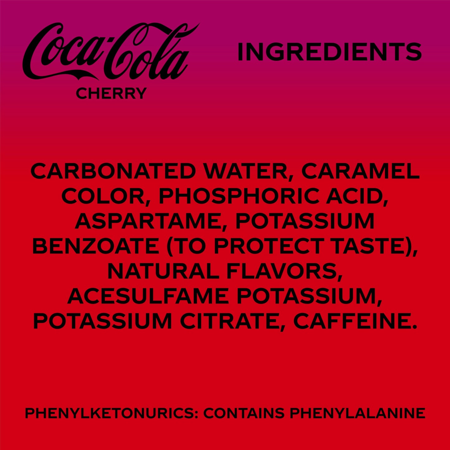 Coca-Cola Cherry Coke Zero, 12 Fl Oz (Pack of 12)