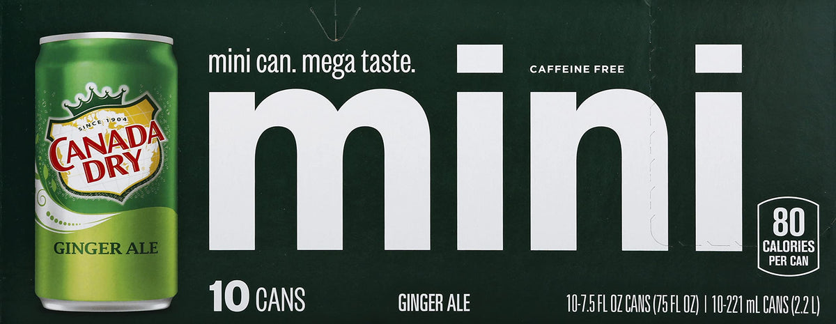 Canada Dry, Canada Dry Mini Ginger Ale, 7.5 Ounce