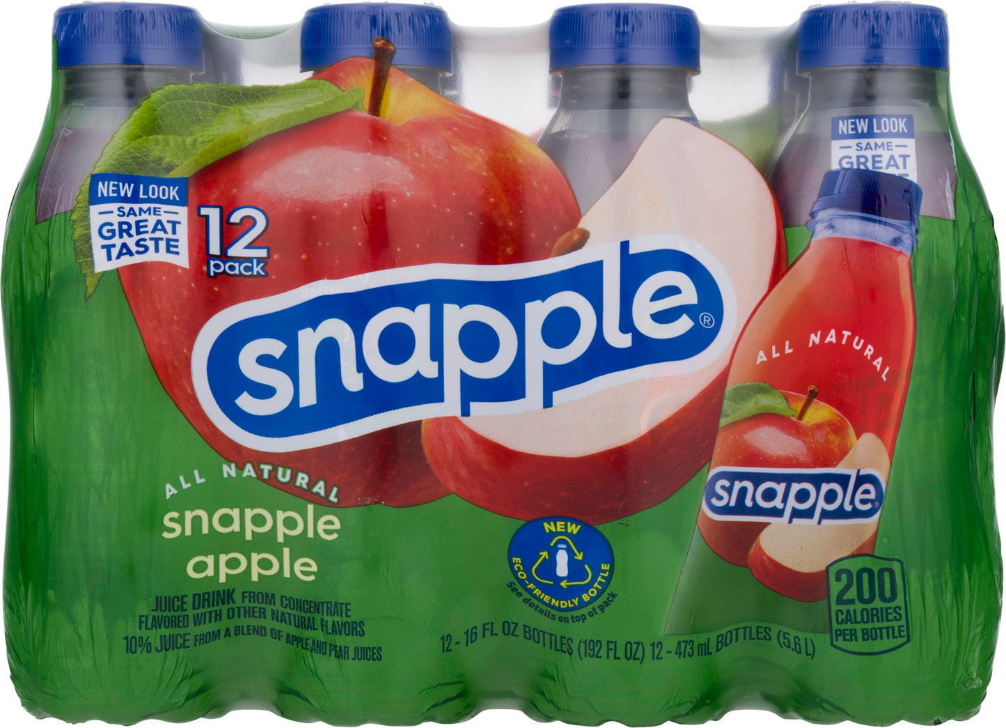 Snapple, Snapple Apple, 16 Fl Oz, 12 Pack