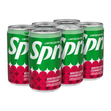 Sprite Winter Spiced Cranberry 7.5oz Cans