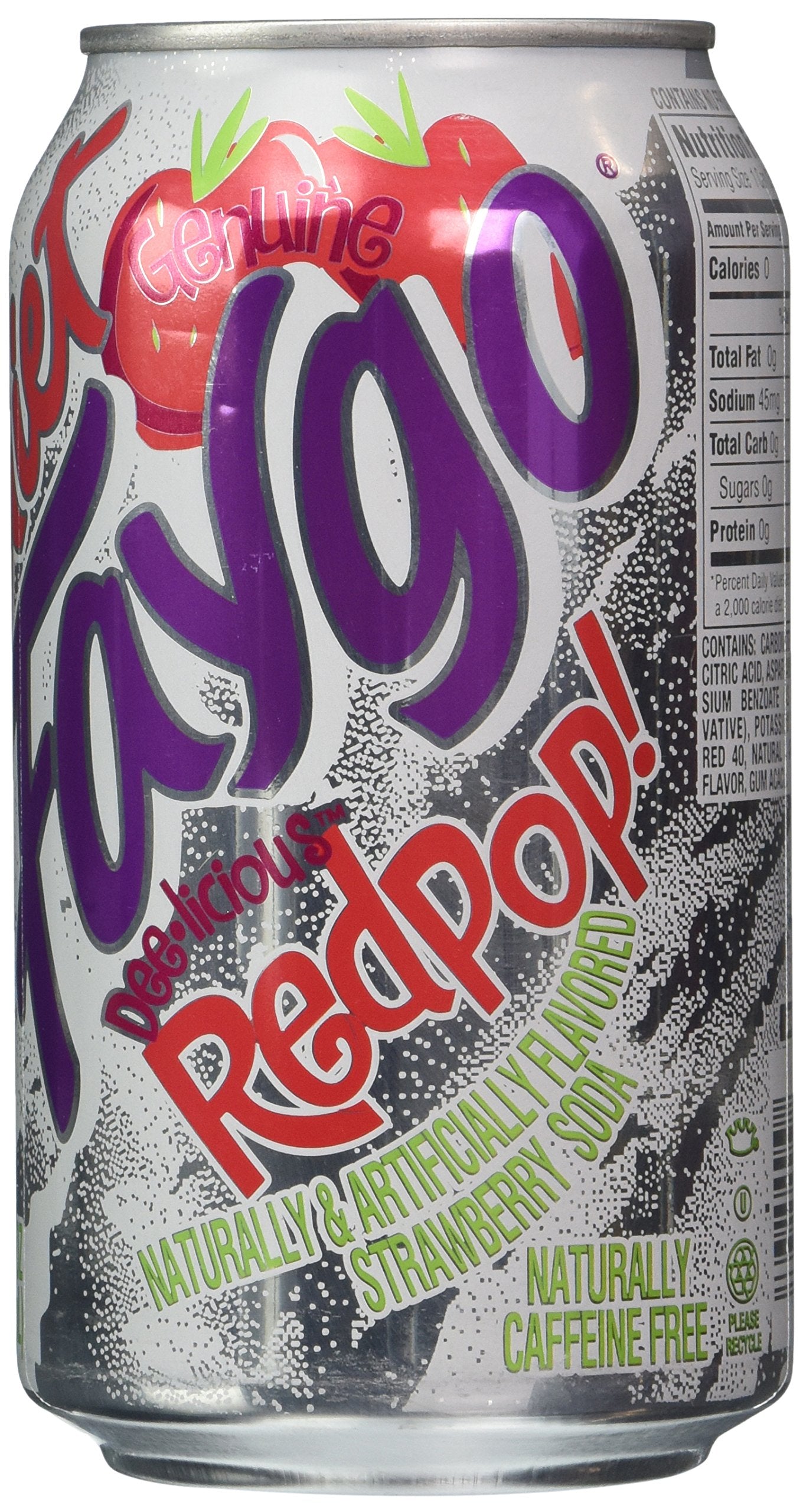 Faygo diet redpop strawberry soda, 12-pack 12-fl. oz. cans
