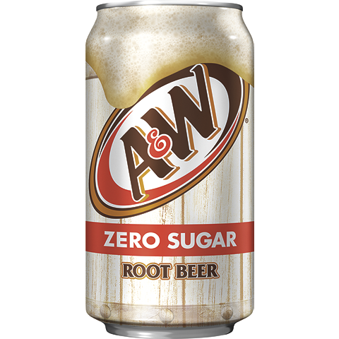 A&W Zero Sugar Root Beer 12oz Cans