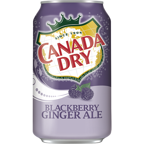 Canada Dry Blackberry Flavored Ginger Ale 12oz Cans