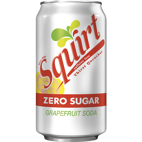 Squirt Zero Sugar Grapefruit Flavored Soda 12oz Cans