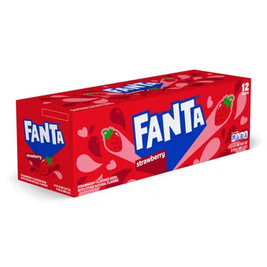 Fanta Strawberry 12 Oz Cans