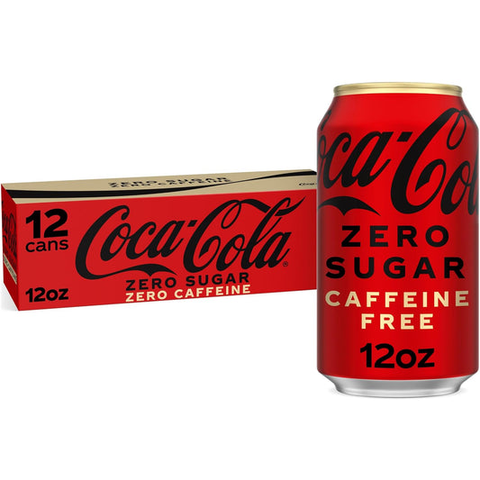 Coke Zero Sugar Caffeine Free 12oz Cans