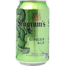 Seagram's Ginger Ale Cans, 12 Oz, 18 Pack, In Snackur Safe Ship Box