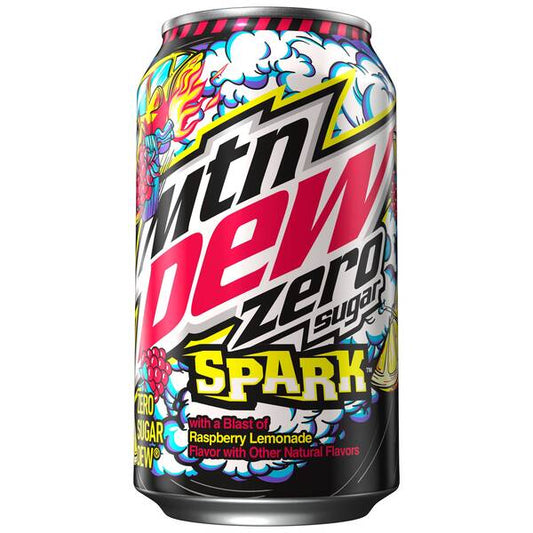 Mtn Dew Spark Zero Sugar 12oz Cans