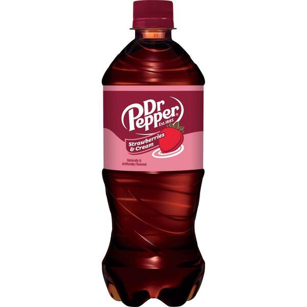 Dr Pepper Strawberries & Cream 20oz Bottles