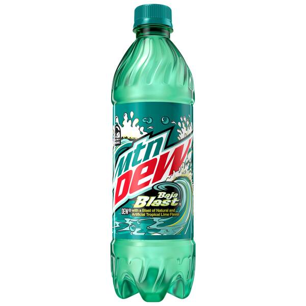 Mtn Dew Baja Blast 16.9oz Bottles