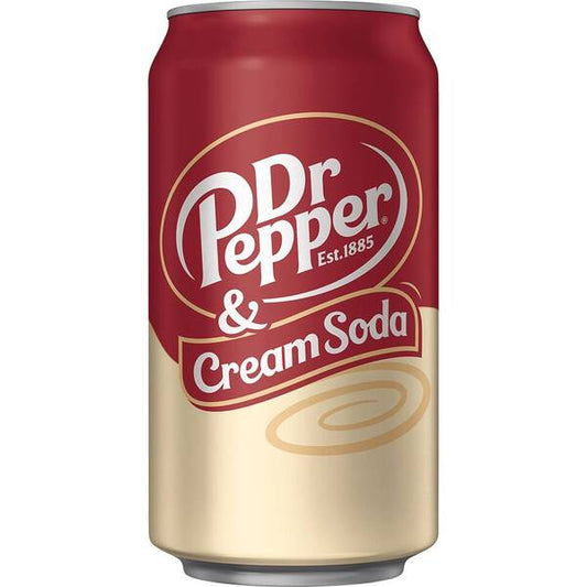Dr Pepper & Cream Soda 12oz Cans