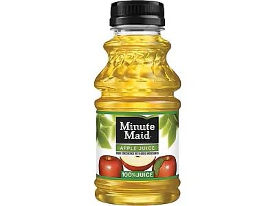 Minute Maid Apple Juice with Vitamin C, Fruit Juice Drink, 10 Fl Oz, 24 Pack