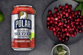 Polar Seltzer Water - 20 Assorted Cans Polar Seltzer Water Beverage. 4 Polar Seltzer Water Lemon, 4 Polar Seltzer Water Black Cherry, 4 Polar Seltzer Grapefruit, 4 Polar Cranberry Lime • 4 Polar Lime