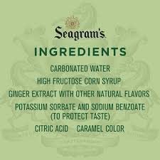 Seagram's Ginger Ale Mini Cans, 7.5 Oz, 12 Pack, In Snackur Ship Safe Box