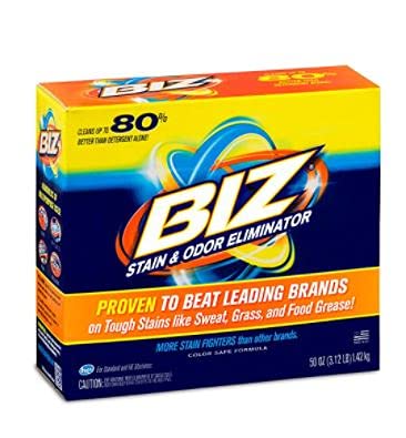 BIZ - CRB-80575225525 Biz Laundry Detergent Powder Booster, Stain & Odor Removal - 50 Ounces