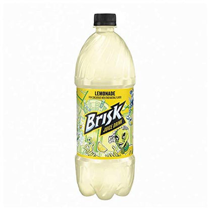 Evaxo Brisk Lemonade 1L Plastic Bottle, 6 Per Case