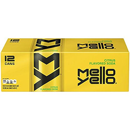 Mello Yello Citrus Flavored Soda - 12 oz cans - 12pk Fridgepack