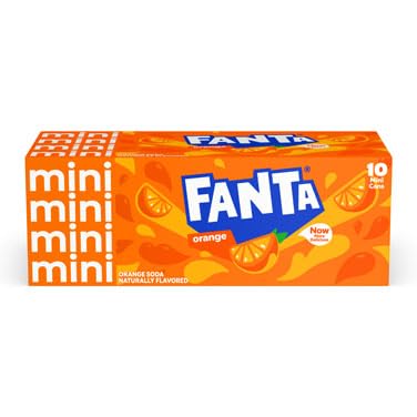 WESTERNMBY Fridge Pack Cans Soda, 7.5 Fl Oz, 20 Cans (Fanta)
