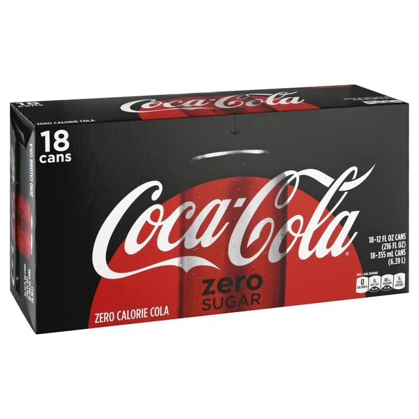 COCA-COLA ZERO SUGAR CAN 12 FL OZ X18