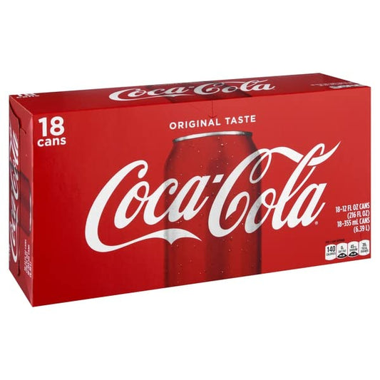 COCA-COLA CAN 12 FL OZ X18