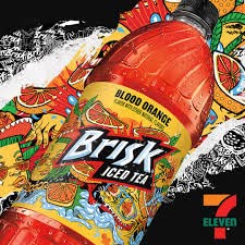 Brisk Blood Orange Iced Tea, 33.8 Fl Oz, 6 Bottles