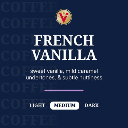 Victor Allen's Coffee French Vanilla Flavored Coffee, Medium Roast, 42 Count, Single Serve Coffee Pods for Keurig K-Cup Brewers