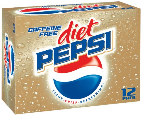 Caffeine-Free Diet Pepsi, 12-fl. oz Cans (Pack of 24)