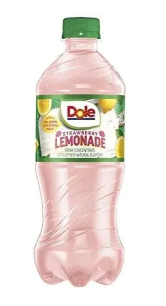 Dole Strawberry Lemonade, 20 Oz Soda Bottles (16)