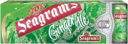 Seagram's Ginger Ale, 12 oz Can (Pack of 18, Total of 216 Oz)