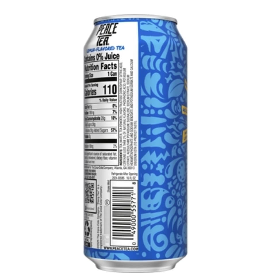 Peace Tea, 16 Fluid Ounces, 24 Count (Sno Berry)