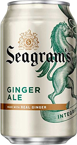 Seagram's Ginger Ale, 12 oz Can (Pack of 18, Total of 216 Oz)