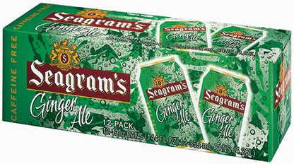 Seagram's Ginger Ale, 12 oz Can (Pack of 18, Total of 216 Oz)