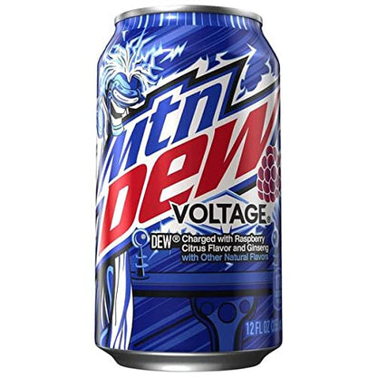 Voltage Raspberry Citrus - with a Munchie Box Coaster (12 Oz Cans) (Voltage (Pack of (12) 12Oz Cans))