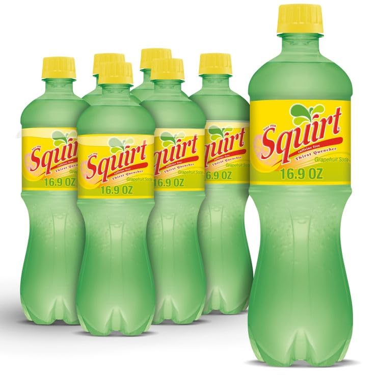 Squirt Soda, Caffeine Free Grapefruit, 16.9 Fl Oz